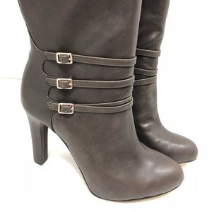 INC Heeled Brown Boots NWT Wide Calf